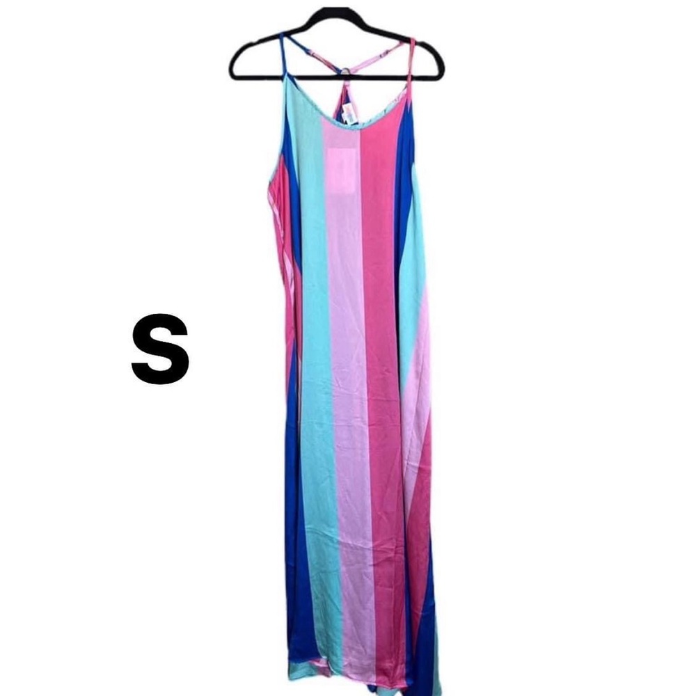 Endless- Colorful Striped Maxi Dress